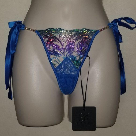 Honey Birdette Delphine Thong size XL NWT